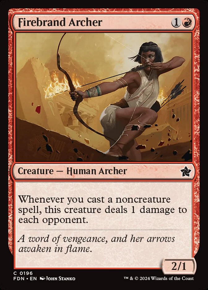 Firebrand Archer (Foundations) - Magic: The Gathering in TCG Land