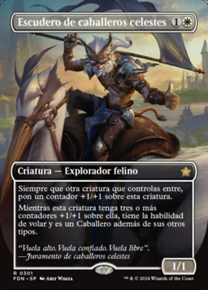 Escudero de caballeros celestes (Foundations) - Magic: The Gathering in TCG Land
