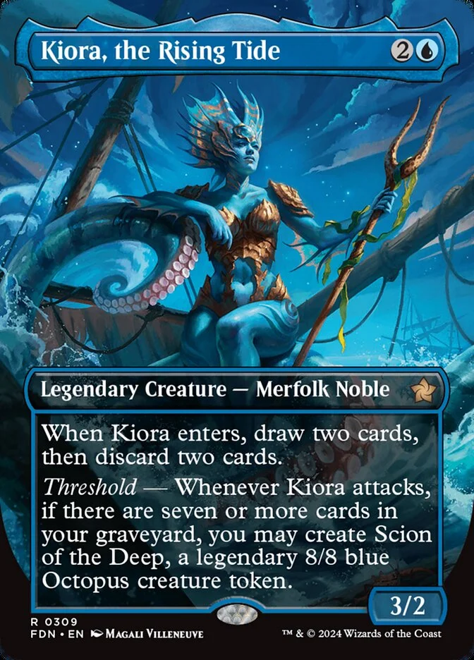 Kiora, the Rising Tide (Foundations) - Magic: The Gathering in TCG Land
