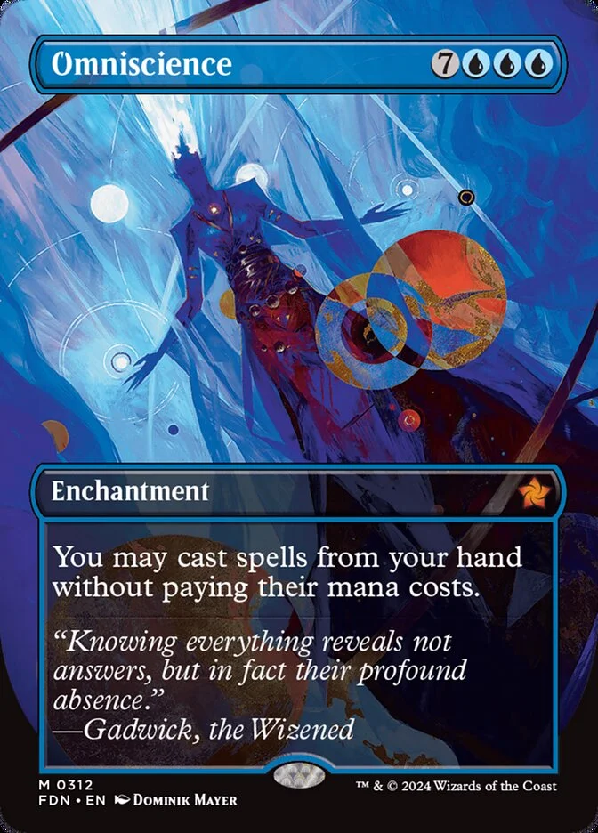 Omniscience (Foundations) - Magic: The Gathering in TCG Land
