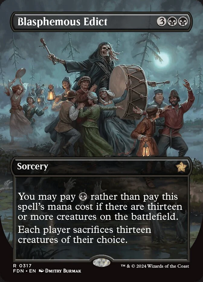 Blasphemous Edict (Foundations) - Magic: The Gathering in TCG Land