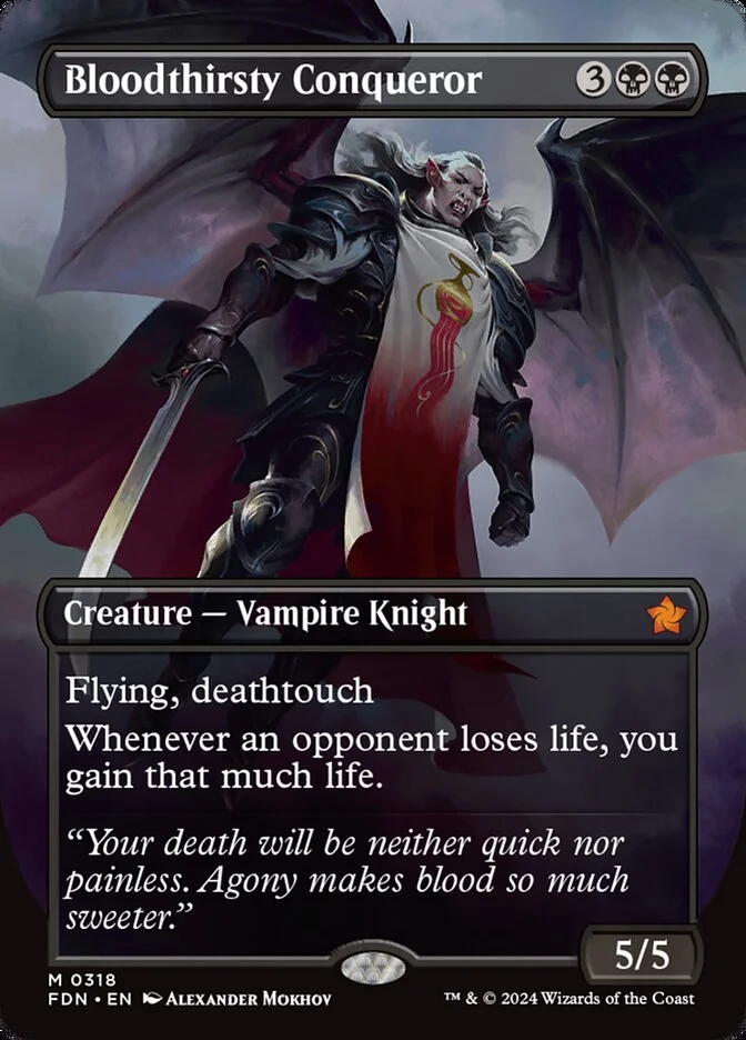 Bloodthirsty Conqueror (Foundations) - Magic: The Gathering in TCG Land