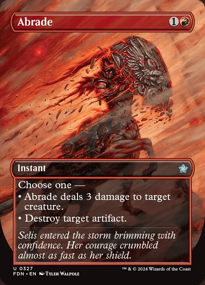 Abrade (Foundations) - Magic: The Gathering in TCG Land