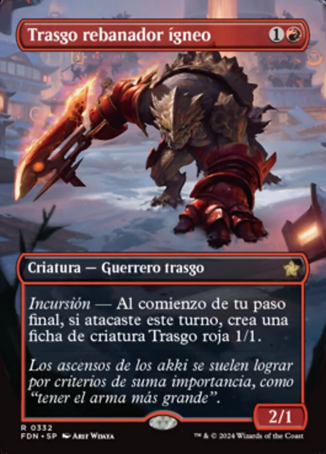 Trasgo rebanador ígneo (Foundations) - Magic: The Gathering in TCG Land