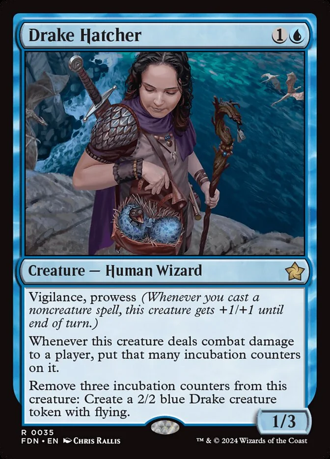 Drake Hatcher (Foundations) - Magic: The Gathering in TCG Land