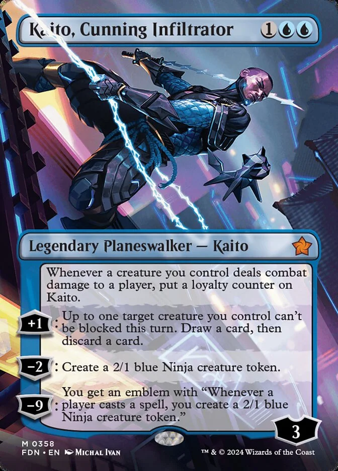 Kaito, Cunning Infiltrator (Foundations) - Magic: The Gathering in TCG Land
