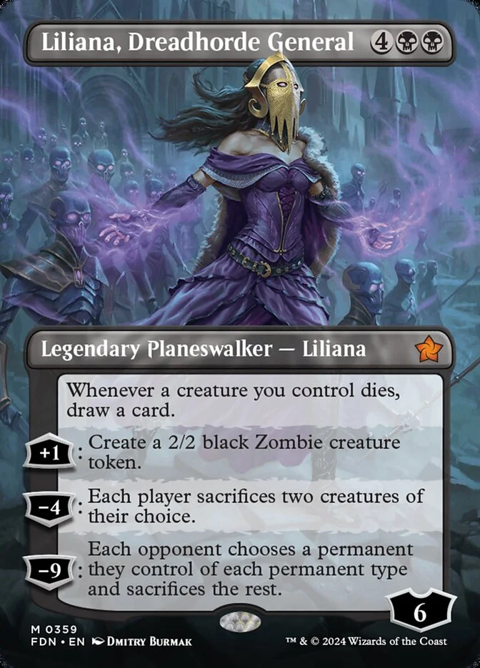 Liliana, Dreadhorde General (Foundations) - Magic: The Gathering in TCG Land