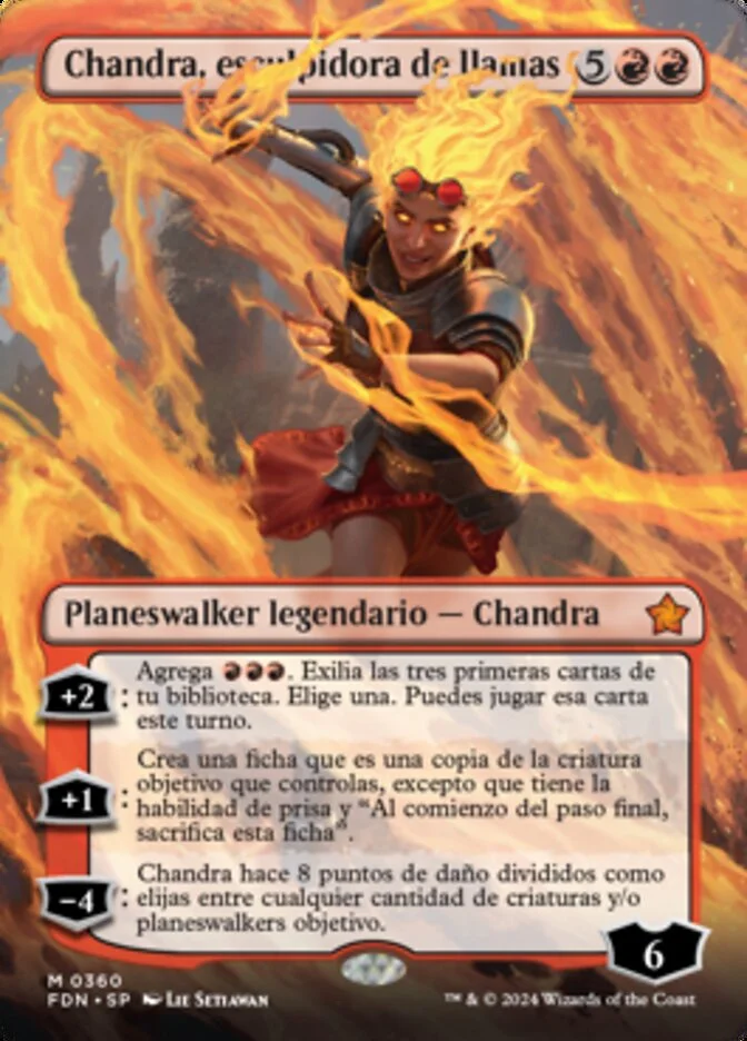 Chandra, esculpidora de llamas (Foundations) - Magic: The Gathering in TCG Land