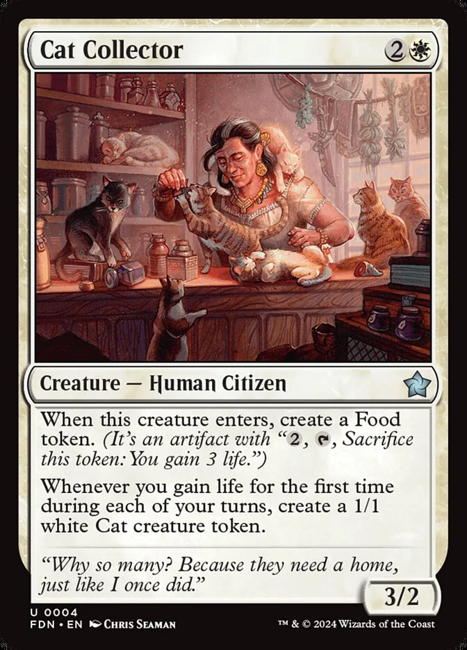 Cat Collector (Foundations) - Magic: The Gathering in TCG Land