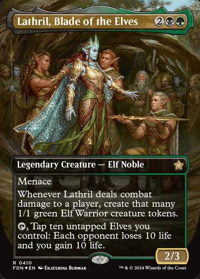 Lathril, Blade of the Elves (Foundations) - Magic: The Gathering in TCG Land