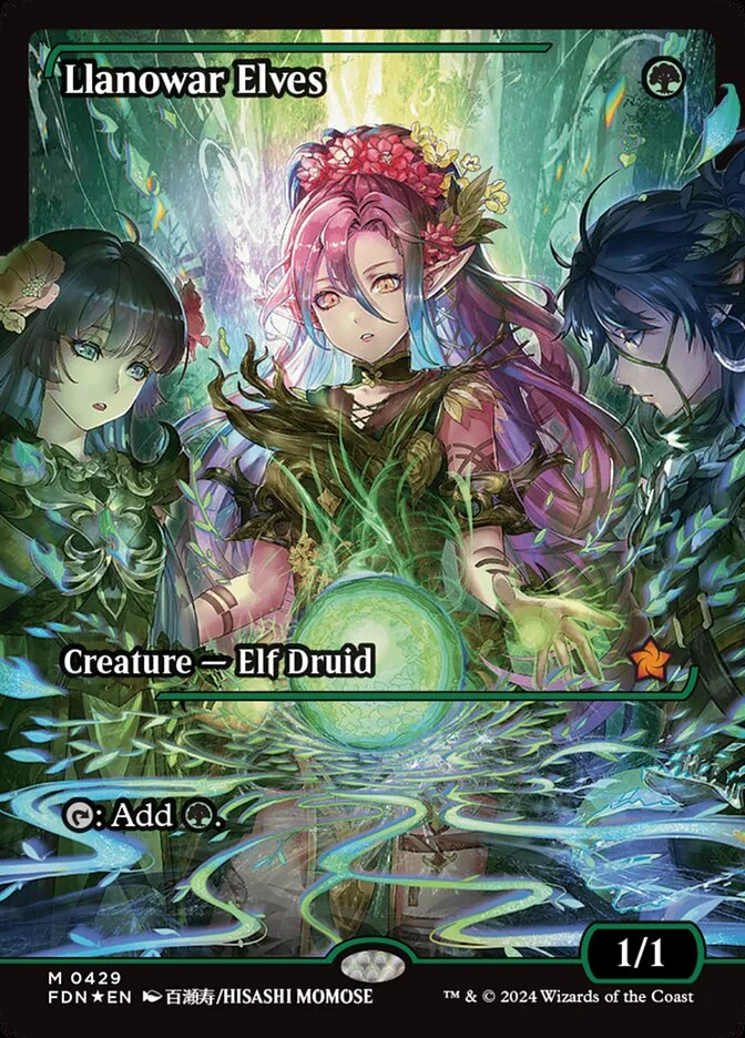 Llanowar Elves (Foundations) - Magic: The Gathering in TCG Land