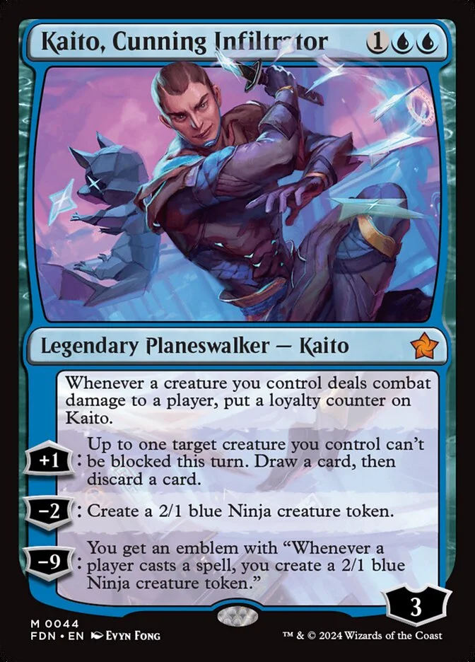 Kaito, Cunning Infiltrator (Foundations) - Magic: The Gathering in TCG Land