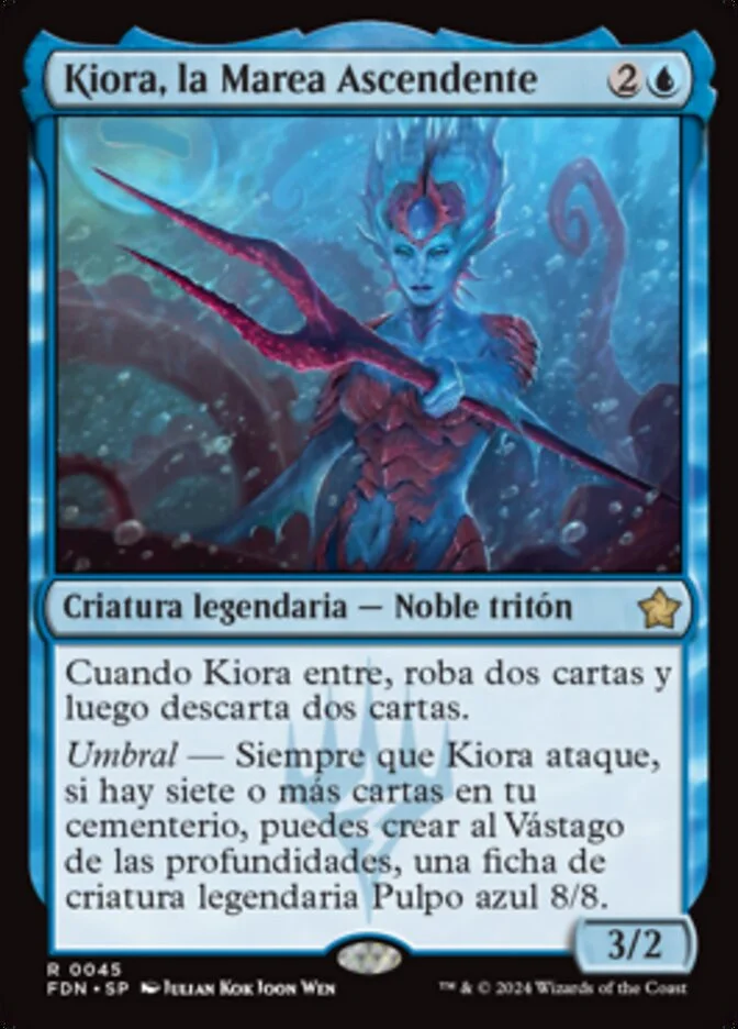 Kiora, la Marea Ascendente (Foundations) - Magic: The Gathering in TCG Land México