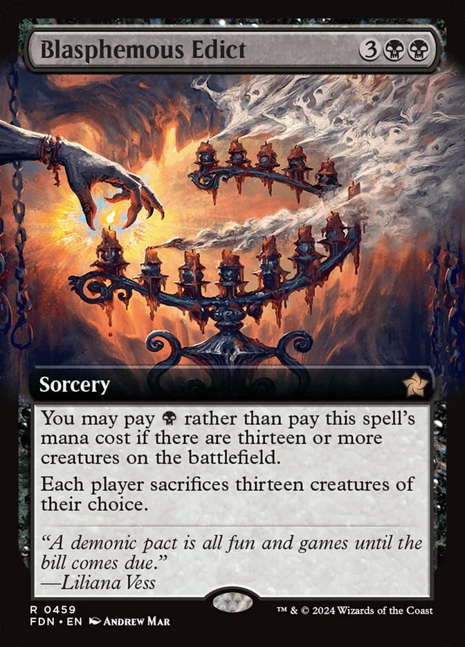 Blasphemous Edict (Foundations) - Magic: The Gathering in TCG Land