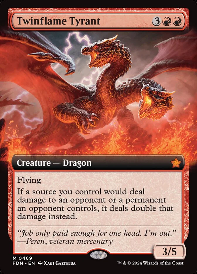 Twinflame Tyrant (Foundations) - Magic: The Gathering in TCG Land
