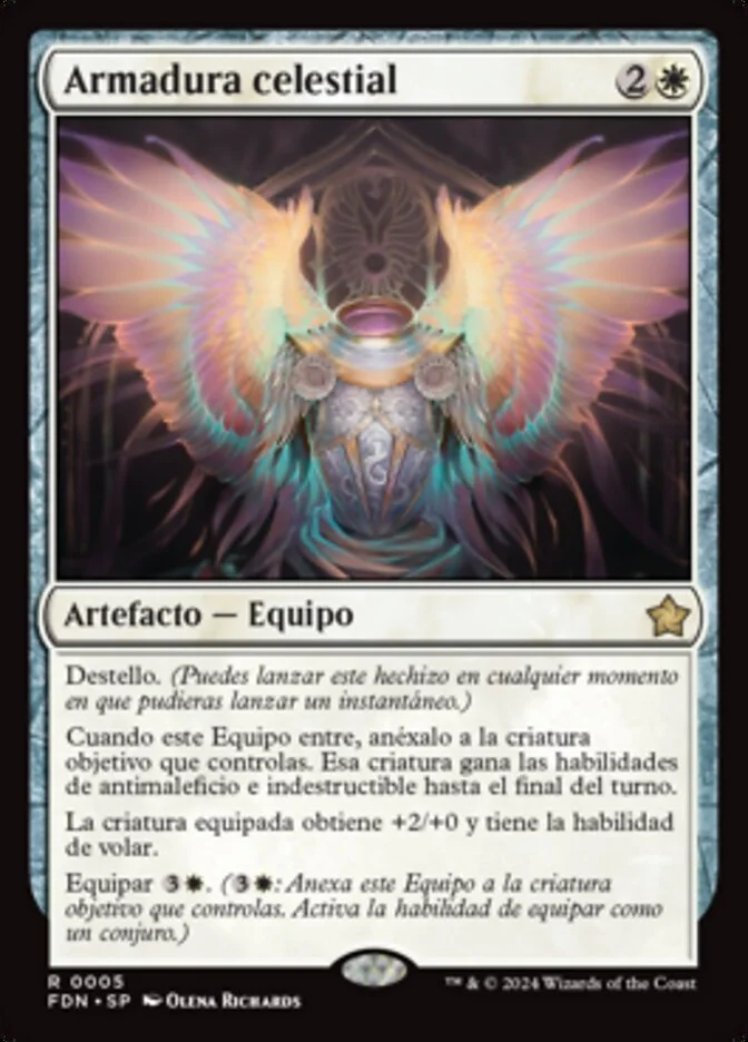 Armadura celestial (Foundations) - Magic: The Gathering in TCG Land