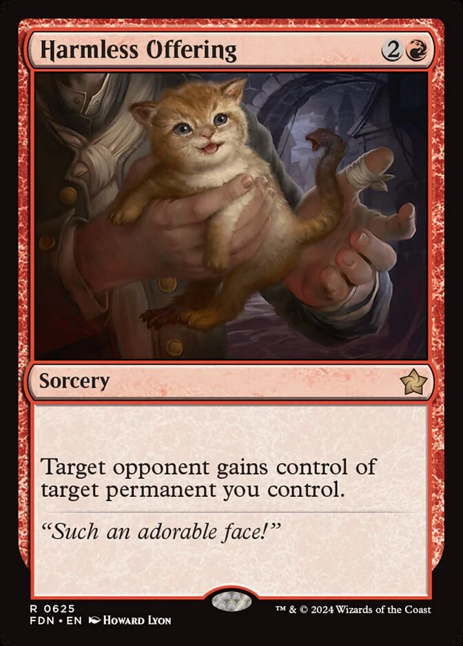 Harmless Offering (Foundations) - Magic: The Gathering in TCG Land