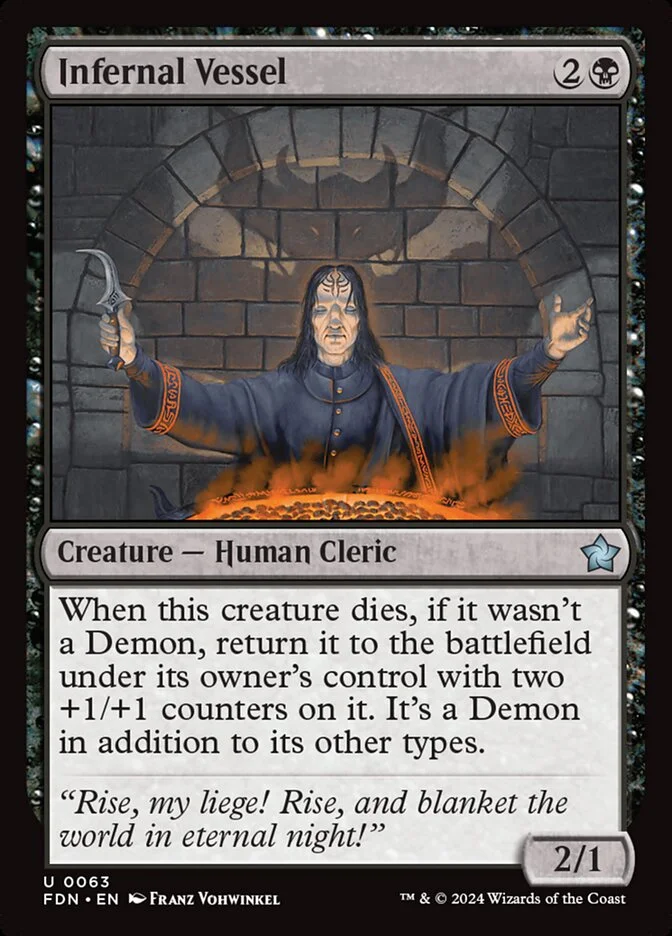 Infernal Vessel (Foundations) - Magic: The Gathering in TCG Land