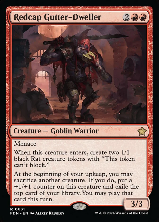 Redcap Gutter-Dweller (Foundations) - Magic: The Gathering in TCG Land México