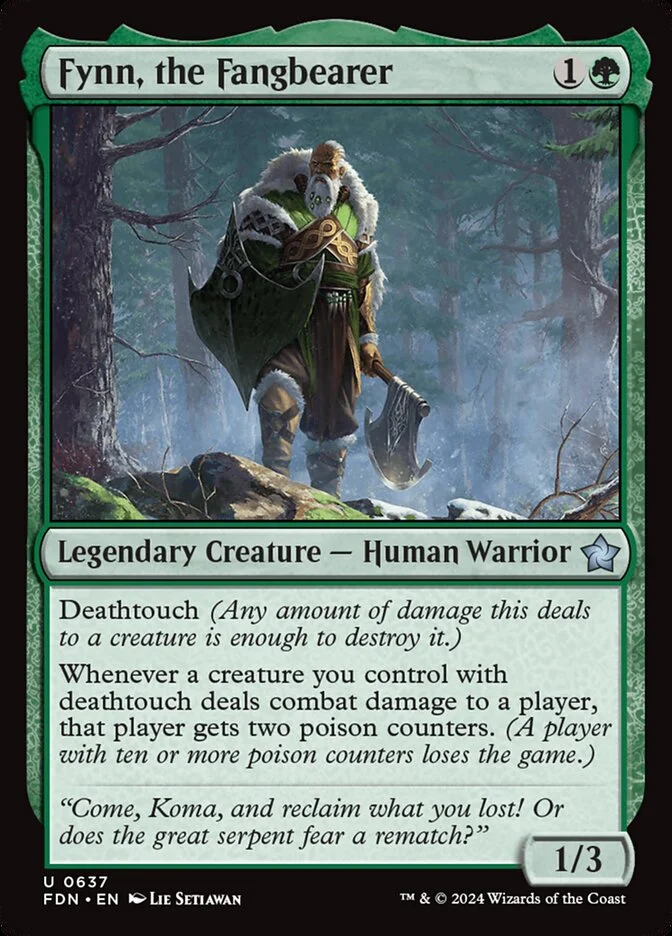 Fynn, the Fangbearer (Foundations) - Magic: The Gathering in TCG Land