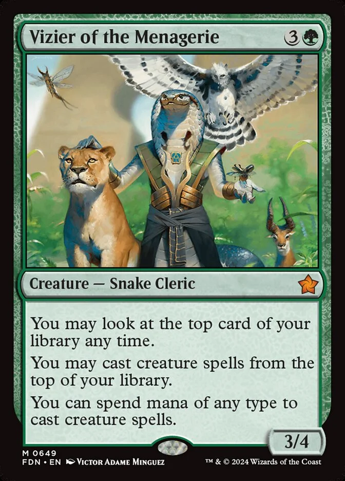 Vizier of the Menagerie (Foundations) - Magic: The Gathering in TCG Land