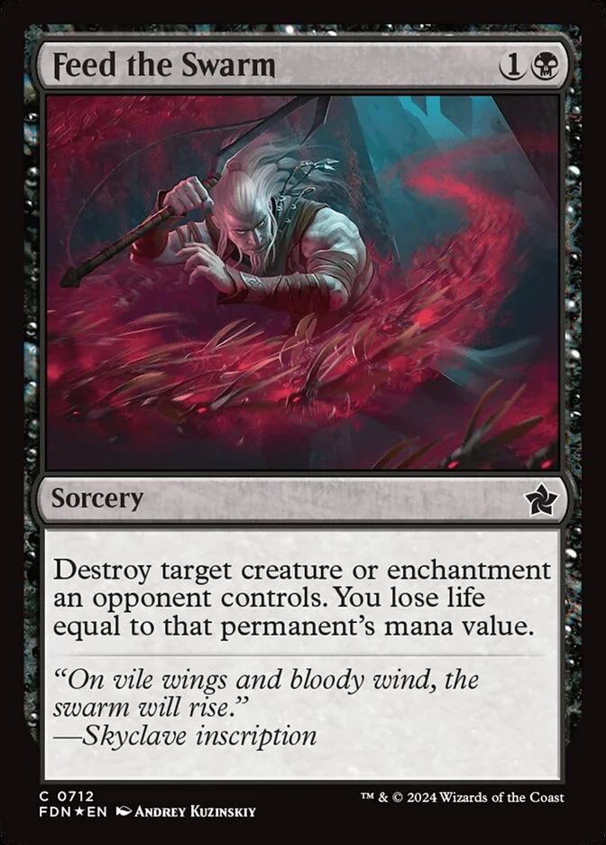 Feed the Swarm (Foundations) - Magic: The Gathering in TCG Land