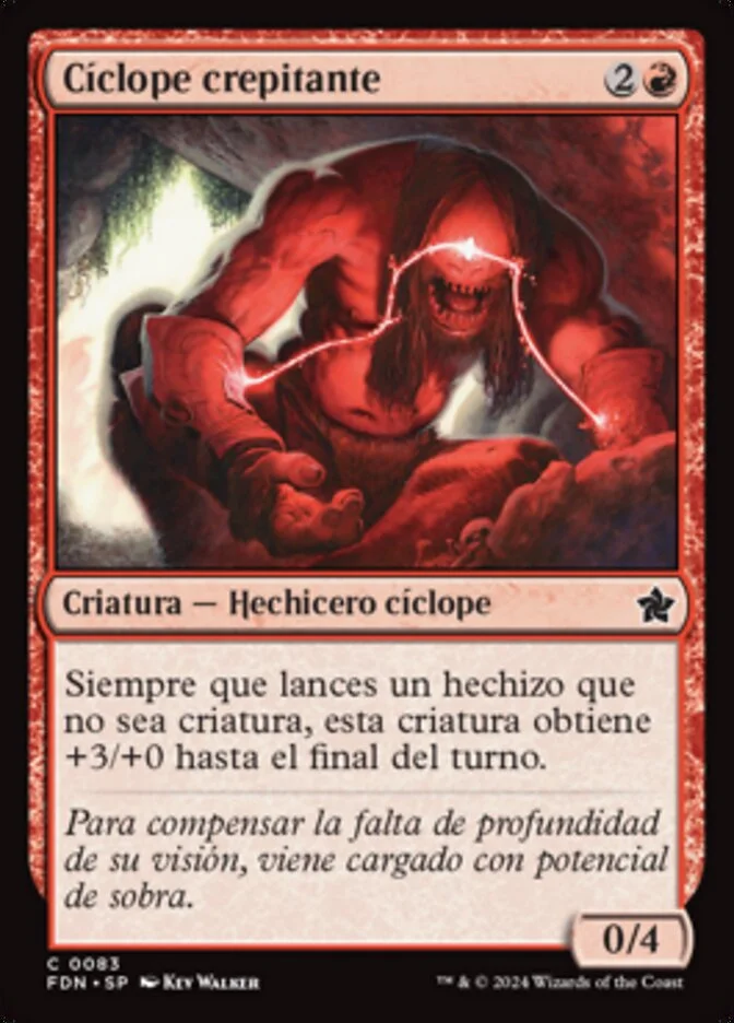 Cíclope crepitante (Foundations) - Magic: The Gathering in TCG Land México