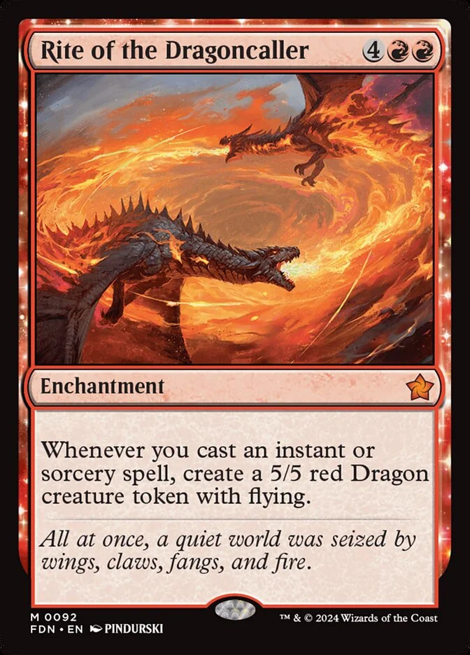 Rite of the Dragoncaller (Foundations) - Magic: The Gathering in TCG Land