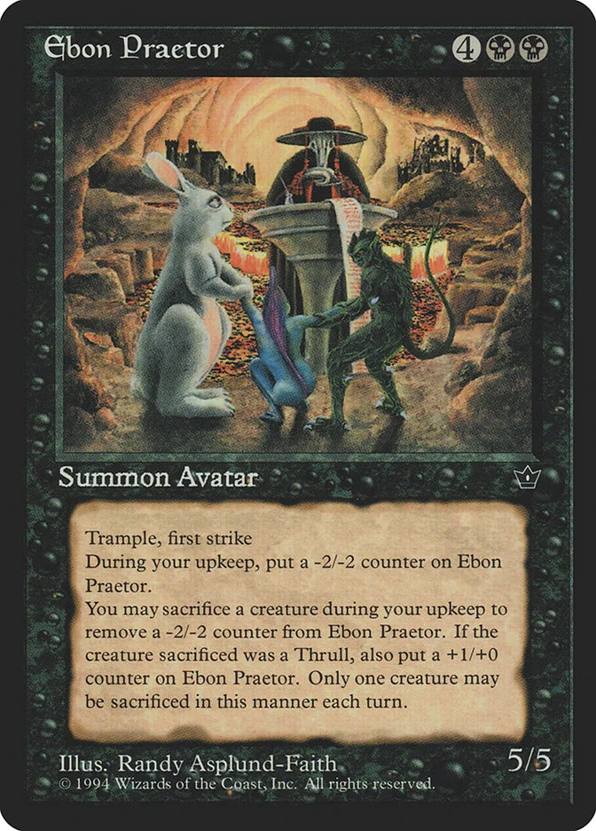 Ebon Praetor (Fallen Empires) - Magic: The Gathering in TCG Land