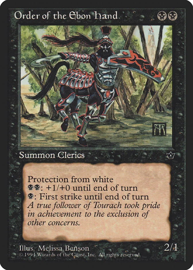 Order of the Ebon Hand (Fallen Empires) - Magic: The Gathering in TCG Land