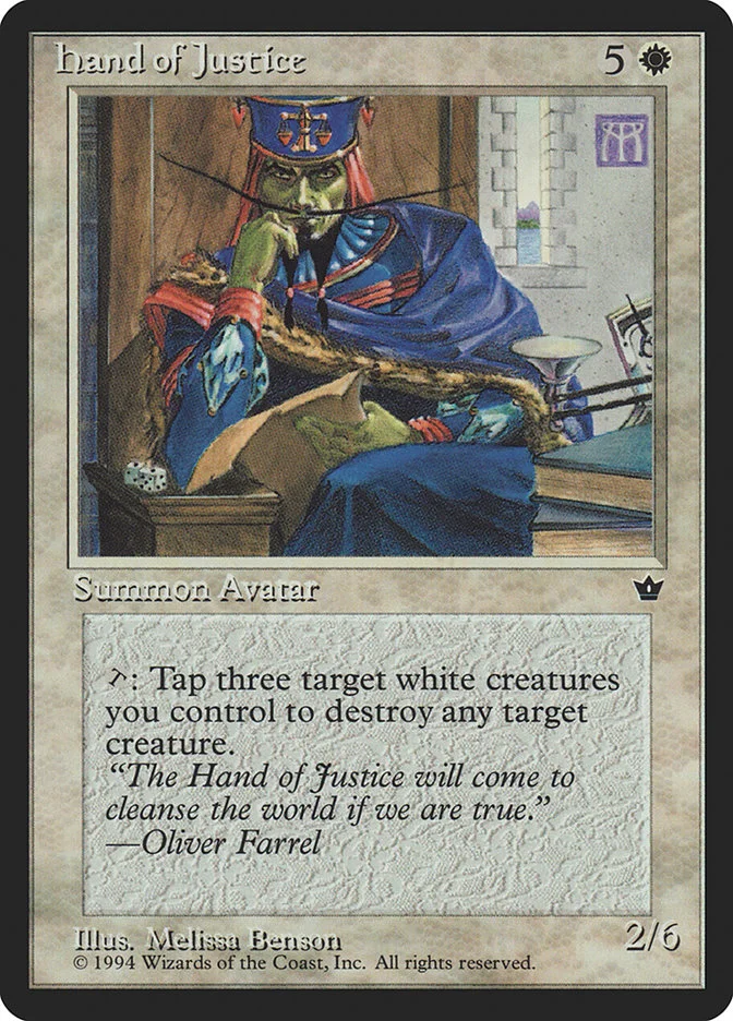 Hand of Justice (Fallen Empires) - Magic: The Gathering in TCG Land