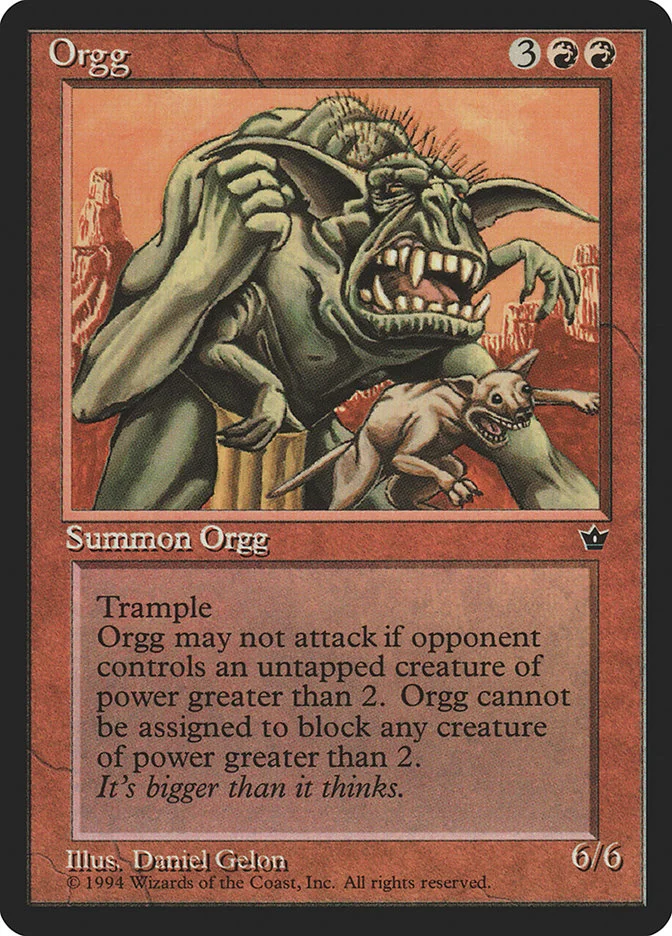 Orgg (Fallen Empires) - Magic: The Gathering in TCG Land