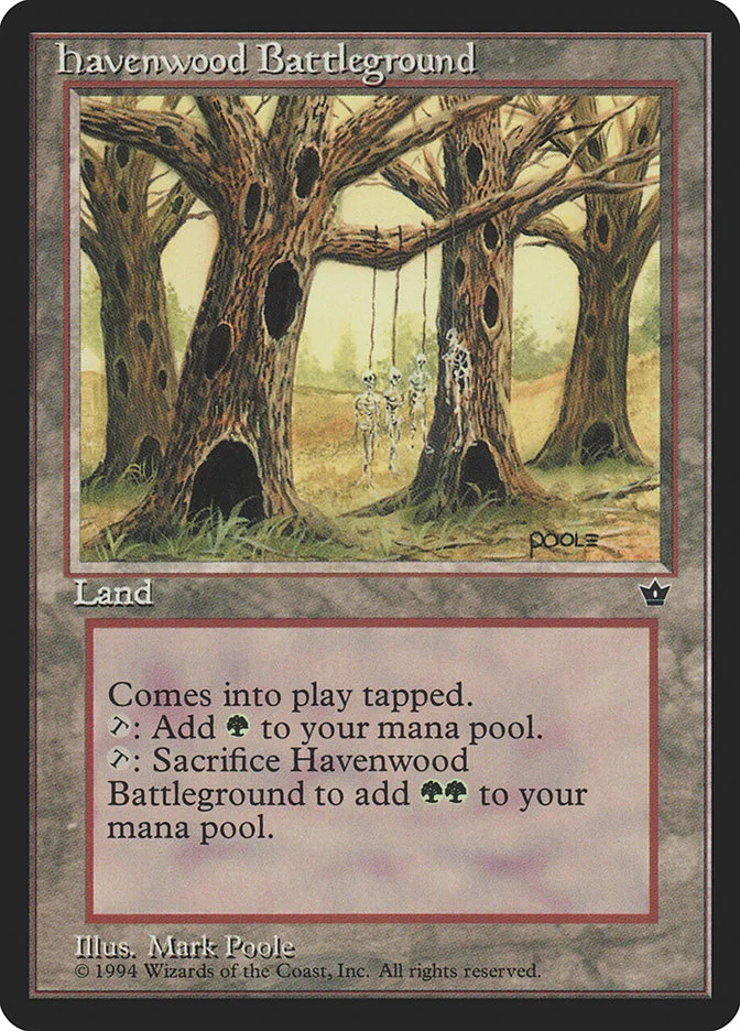Havenwood Battleground (Fallen Empires) - Magic: The Gathering in TCG Land