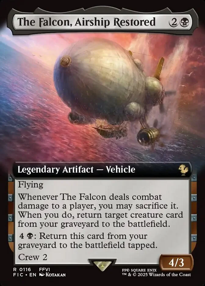 The Falcon, Airship Restored (Final Fantasy Commander) - Magic: The Gathering in TCG Land México