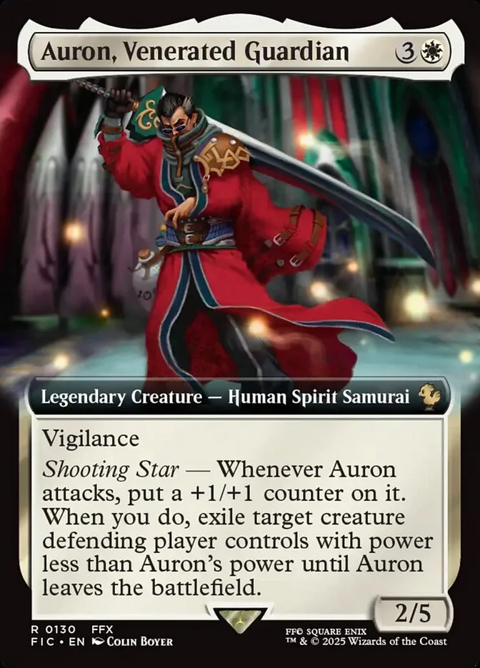 Auron, Venerated Guardian (Final Fantasy Commander) - Magic: The Gathering in TCG Land