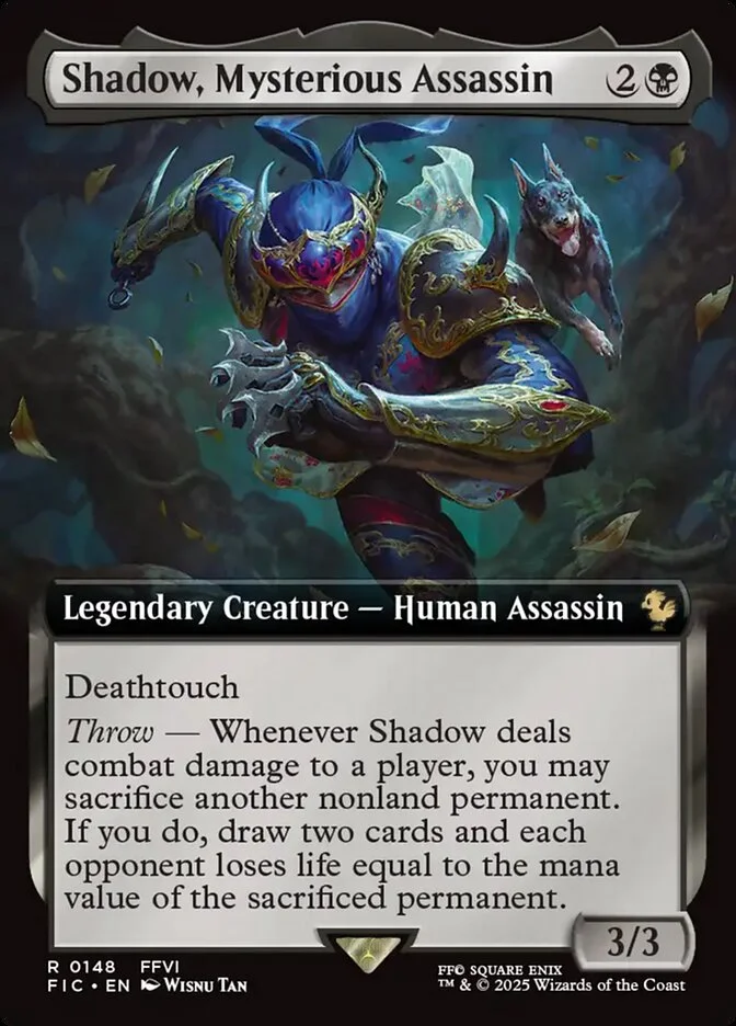Shadow, Mysterious Assassin (Final Fantasy Commander) - Magic: The Gathering in TCG Land