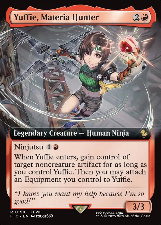 Yuffie, Materia Hunter (Final Fantasy Commander) - Magic: The Gathering in TCG Land México