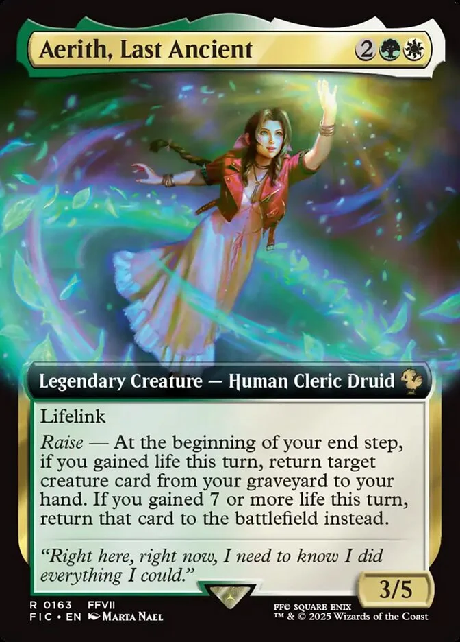 Aerith, Last Ancient (Final Fantasy Commander) - Magic: The Gathering in TCG Land