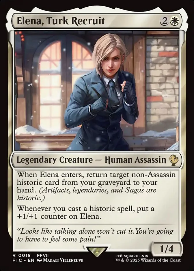 Elena, Turk Recruit (Final Fantasy Commander) - Magic: The Gathering in TCG Land México
