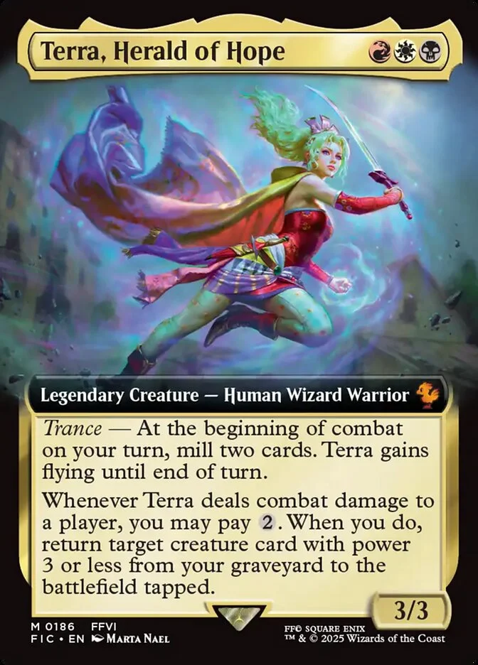 mtg final fantasy herald's horn (228) The Gathering card sleeves Terra, Herald of Hope