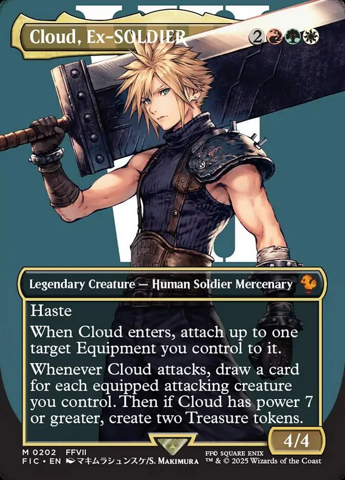 Cloud, Ex-SOLDIER (Final Fantasy Commander) - Magic: The Gathering in TCG Land