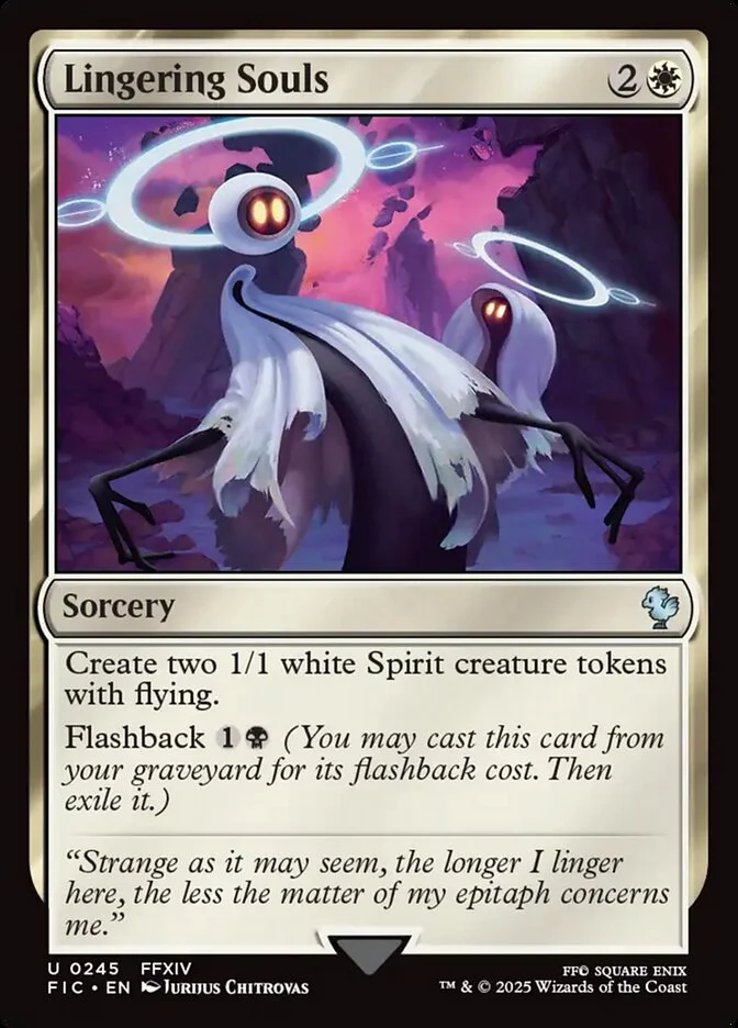 Lingering Souls (Final Fantasy Commander) - Magic: The Gathering in TCG Land