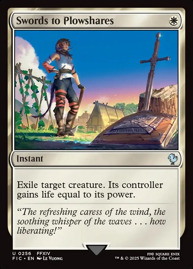 Swords to Plowshares (Final Fantasy Commander) - Magic: The Gathering in TCG Land