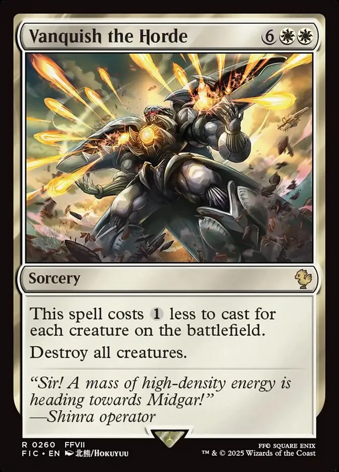 Vanquish the Horde (Final Fantasy Commander) - Magic: The Gathering in TCG Land