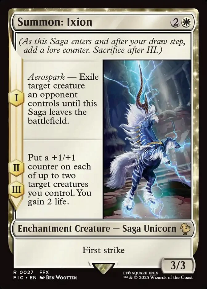 Summon: Ixion (Final Fantasy Commander) - Magic: The Gathering in TCG Land
