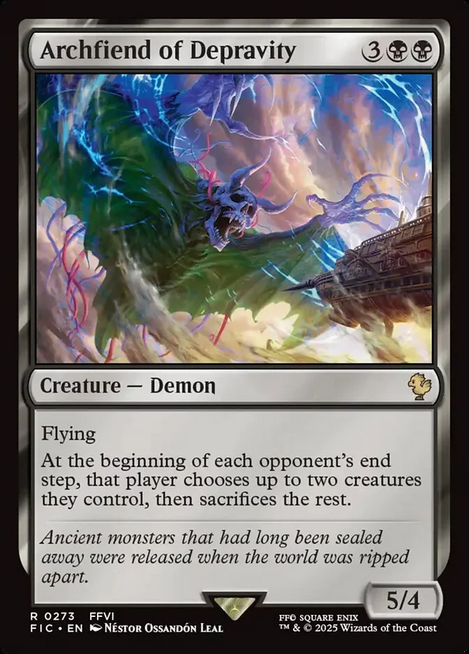 Archfiend of Depravity (Final Fantasy Commander) - Magic: The Gathering in TCG Land