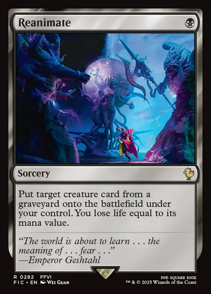 Reanimate (Final Fantasy Commander) - Magic: The Gathering in TCG Land