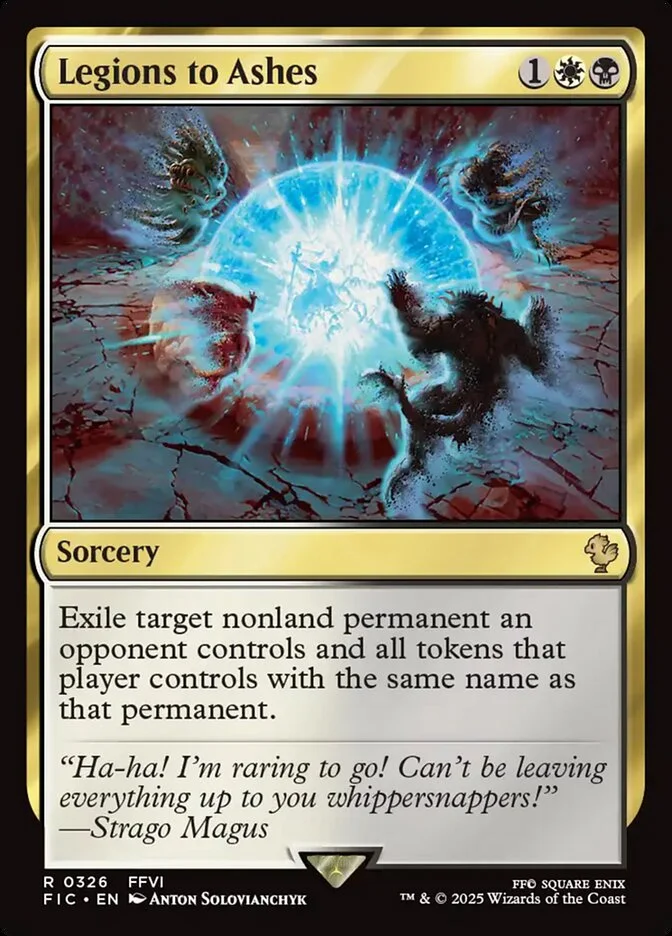 Legions to Ashes (Final Fantasy Commander) - Magic: The Gathering in TCG Land México
