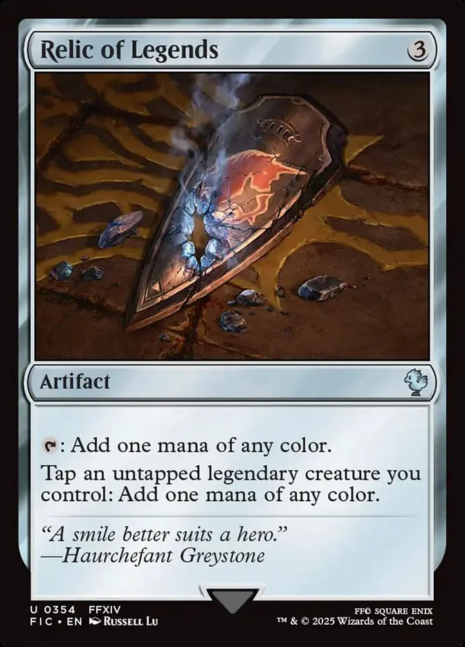 Relic of Legends (Final Fantasy Commander) - Magic: The Gathering in TCG Land México