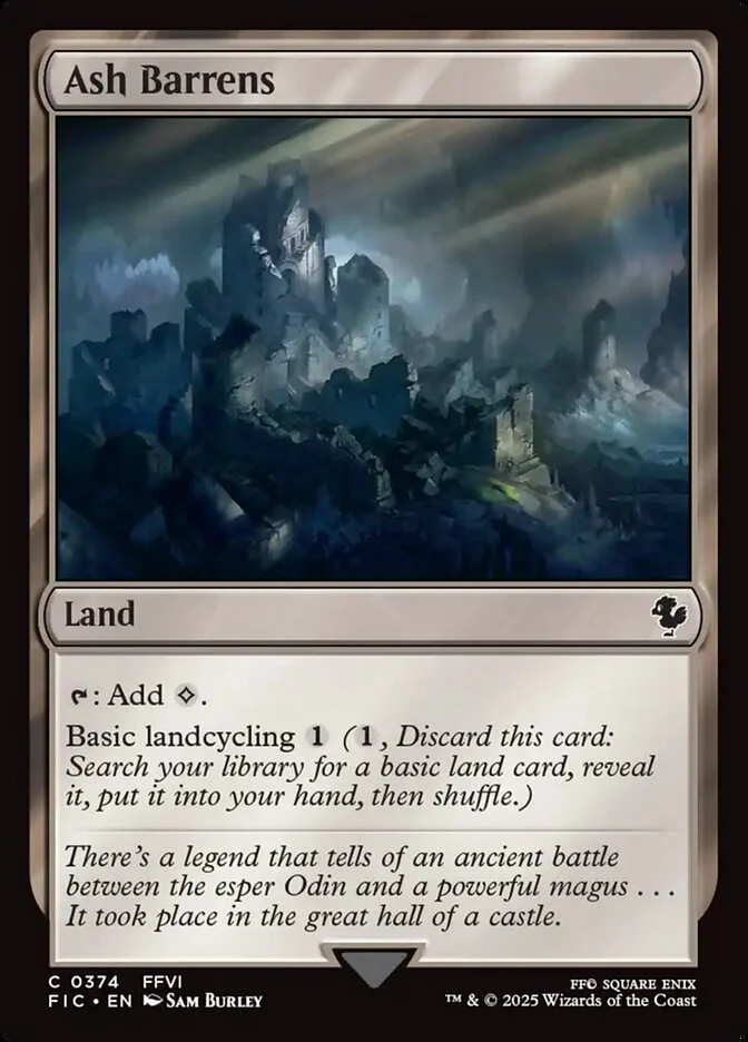 Ash Barrens (Final Fantasy Commander) - Magic: The Gathering in TCG Land México